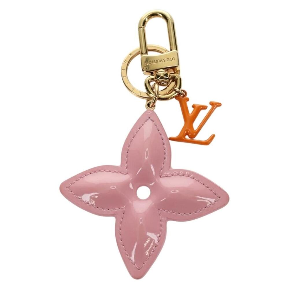 Louis Vuitton Monogram Vernis Key Holder Bag Charm Pink